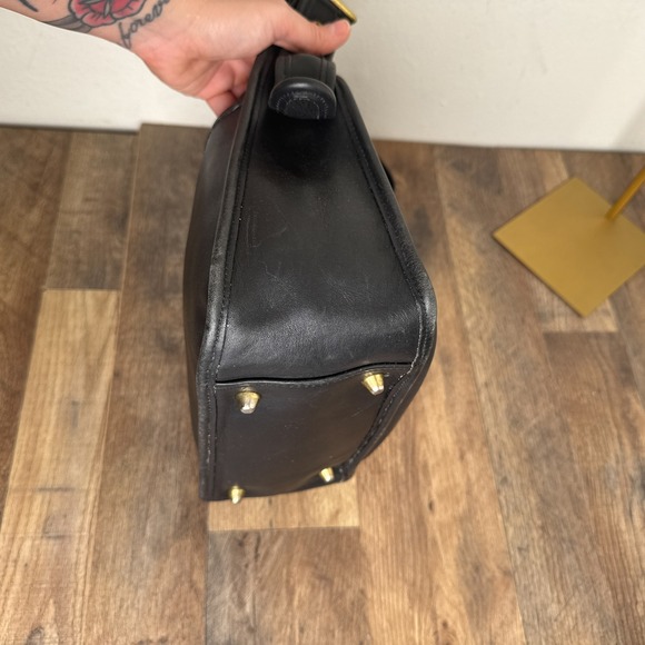 Vintage Coach Janice Legacy Crossbody Bag Black 9966 Made In USA 90s - Picture 11 of 16